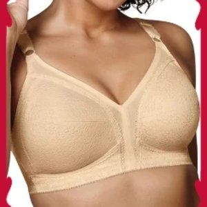 New Plus Playtex 18 Hour Sensational Support Wire Free Side & Back Smoothing Bra